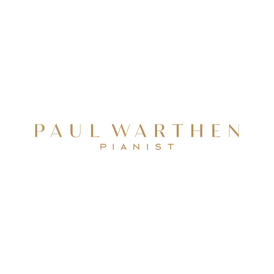 Paul Warthen Pianist Primary Logo logo design by logo designer Lisa Sirbaugh Creative for your inspiration and for the worlds largest logo competition