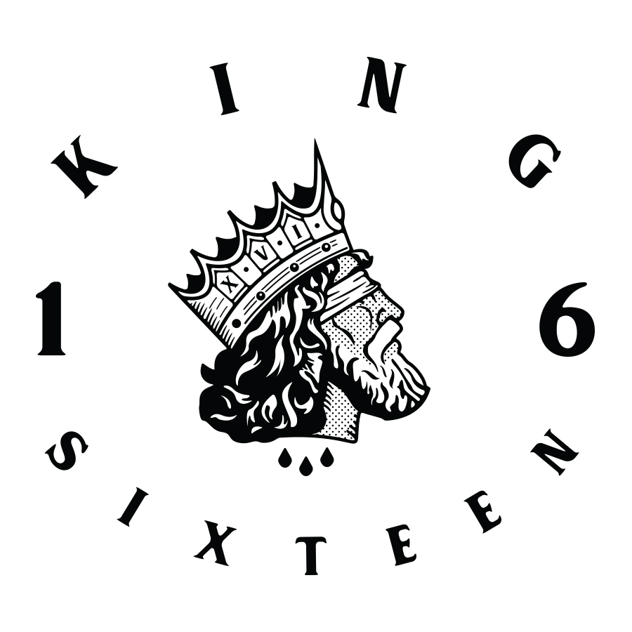 King Sixteen logo design by logo designer The Forefathers Group for your inspiration and for the worlds largest logo competition