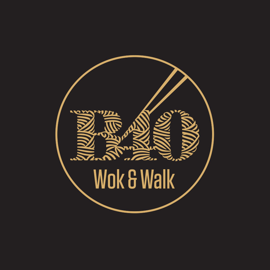 B40 Wok and Walk logo design by logo designer Prell Design for your inspiration and for the worlds largest logo competition