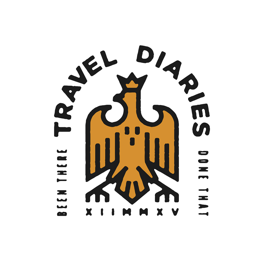 Travel Diaries logo design by logo designer Peter Komierowski for your inspiration and for the worlds largest logo competition