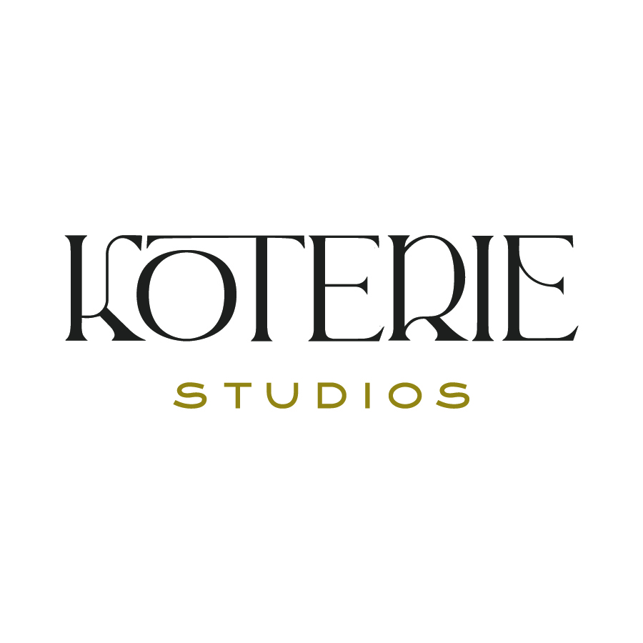 Koterie Studios logo design by logo designer Emily Fights Crime for your inspiration and for the worlds largest logo competition