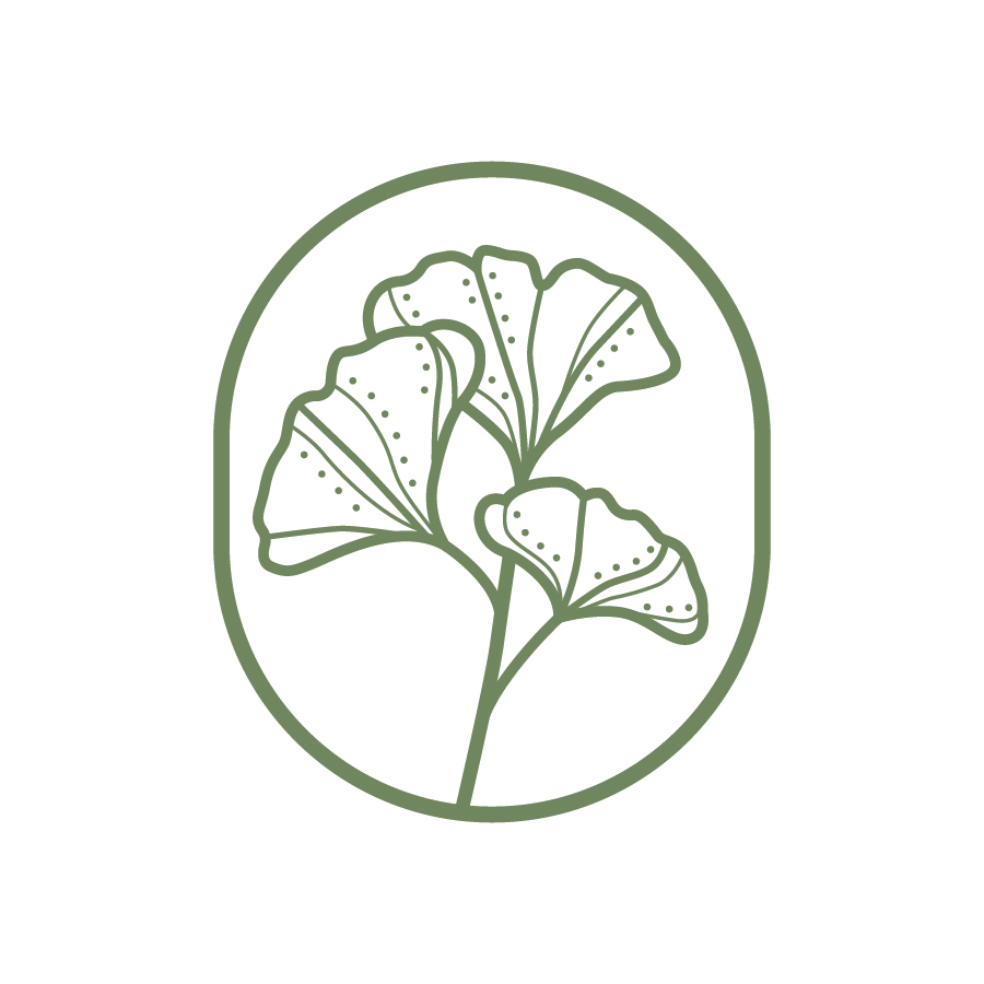 Ginkgo Biloba logo design by logo designer Emily Fights Crime for your inspiration and for the worlds largest logo competition