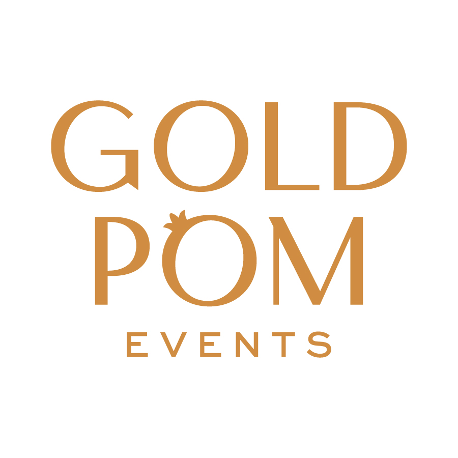 Gold Pom Events logo design by logo designer Emily Fights Crime for your inspiration and for the worlds largest logo competition