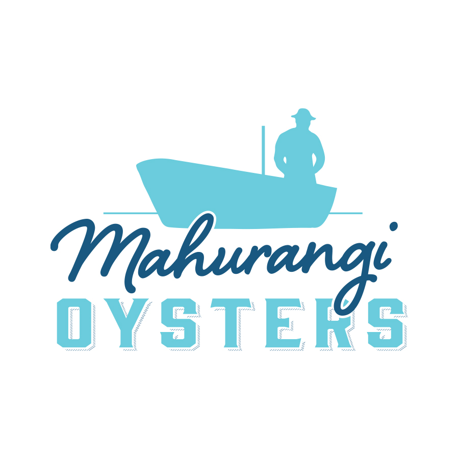 Mahurangi Oysters logo design by logo designer Blackdog Design Limited for your inspiration and for the worlds largest logo competition