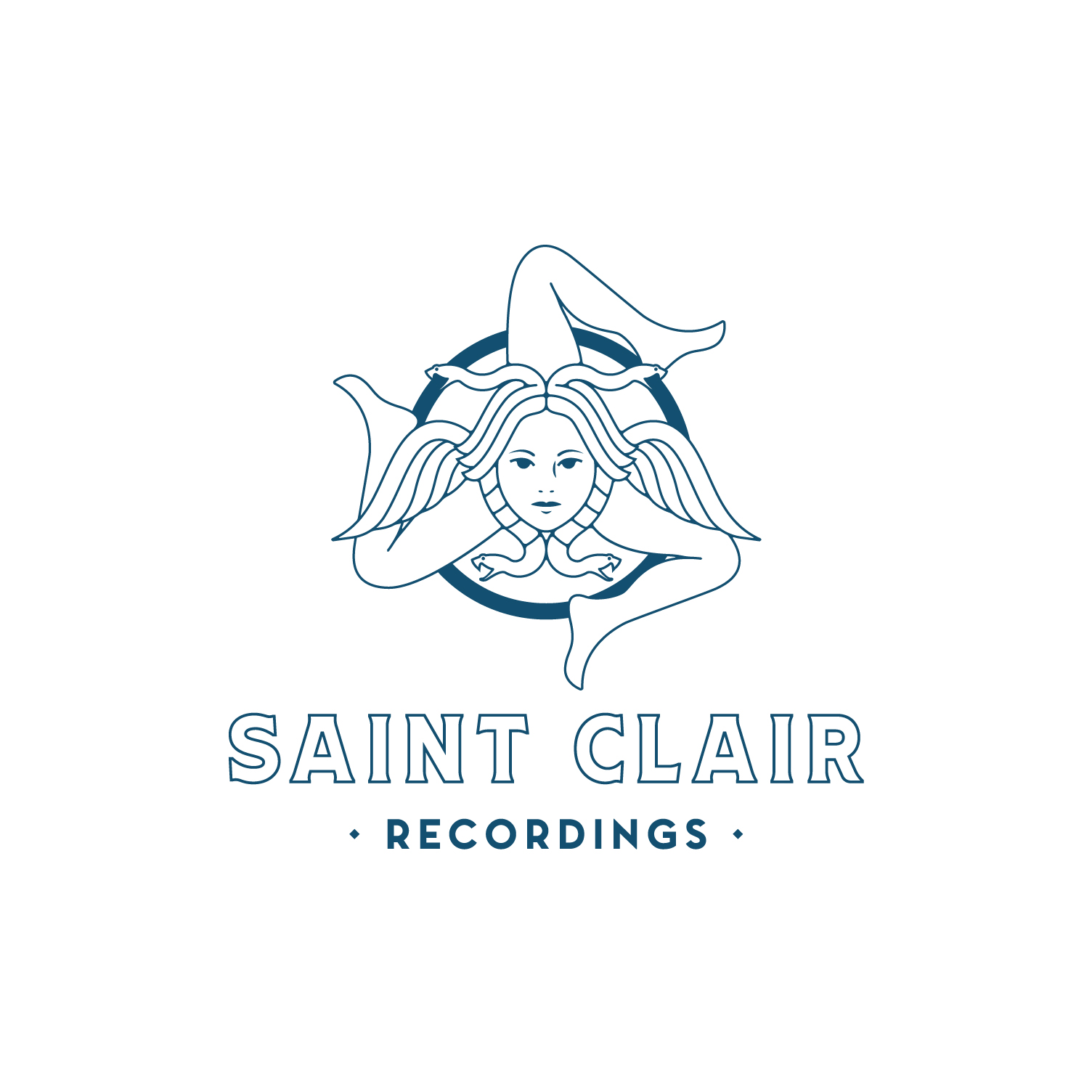 Saint Clair Recordings Logo logo design by logo designer Mirka Studios for your inspiration and for the worlds largest logo competition