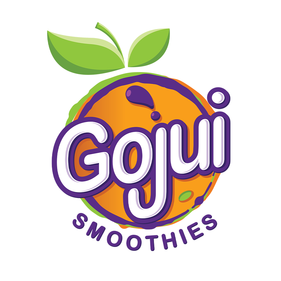 GoJui Smoothies logo design by logo designer Robot Agency Studios for your inspiration and for the worlds largest logo competition
