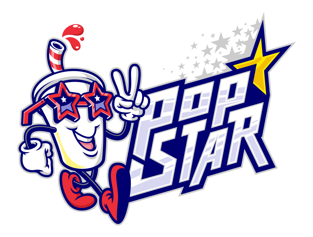Pop Star logo design by logo designer The Robot Agency for your inspiration and for the worlds largest logo competition