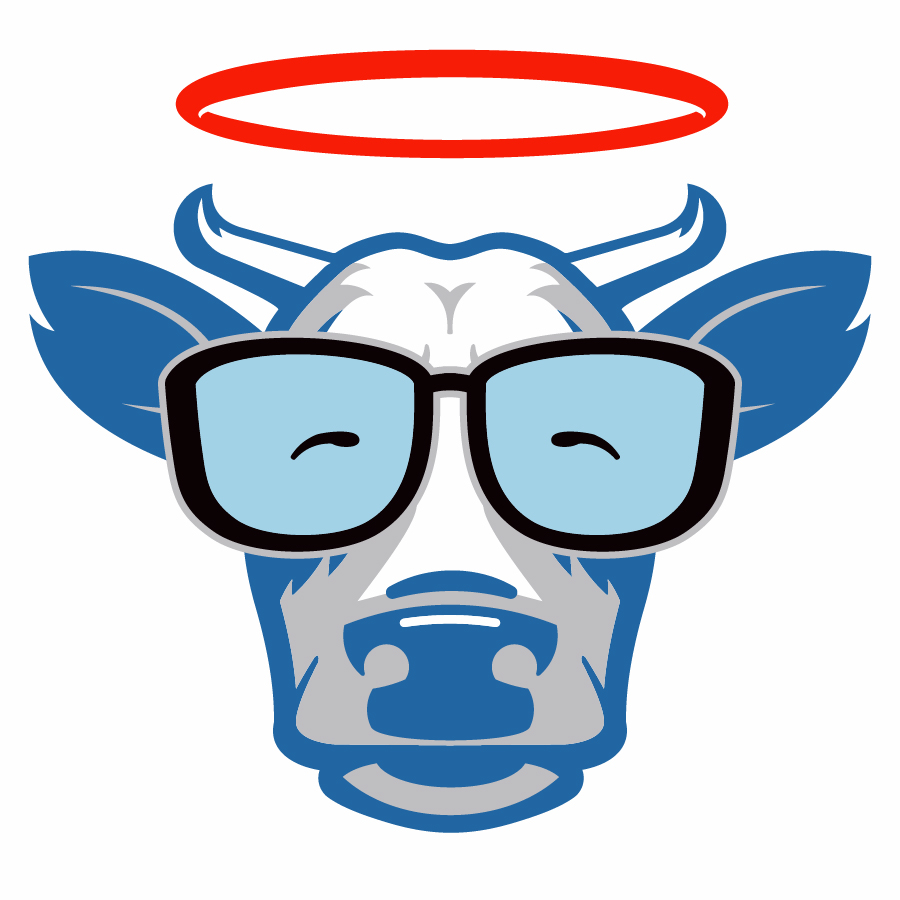 Holy Cow logo design by logo designer Russ Razor for your inspiration and for the worlds largest logo competition