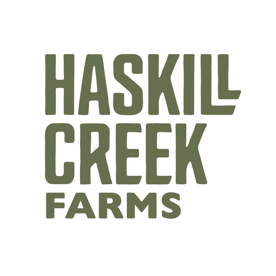 Haskill Creek Farms logo design by logo designer Joshua Berman Design for your inspiration and for the worlds largest logo competition