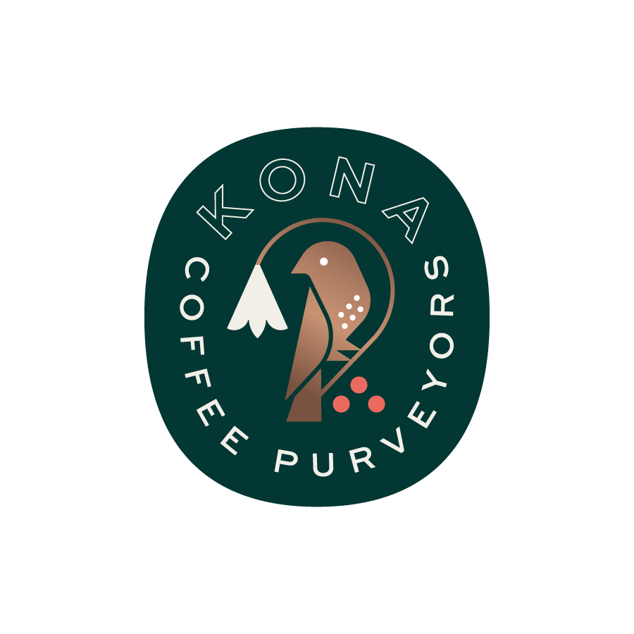 Kona Coffee Purveyors logo design by logo designer Nathan Holthus for your inspiration and for the worlds largest logo competition