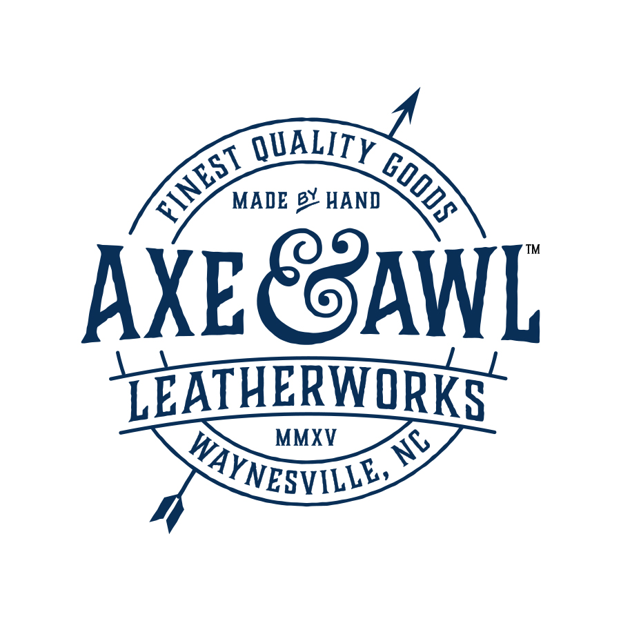 Axe & Awl Leather Works 3 logo design by logo designer Stark Designs for your inspiration and for the worlds largest logo competition