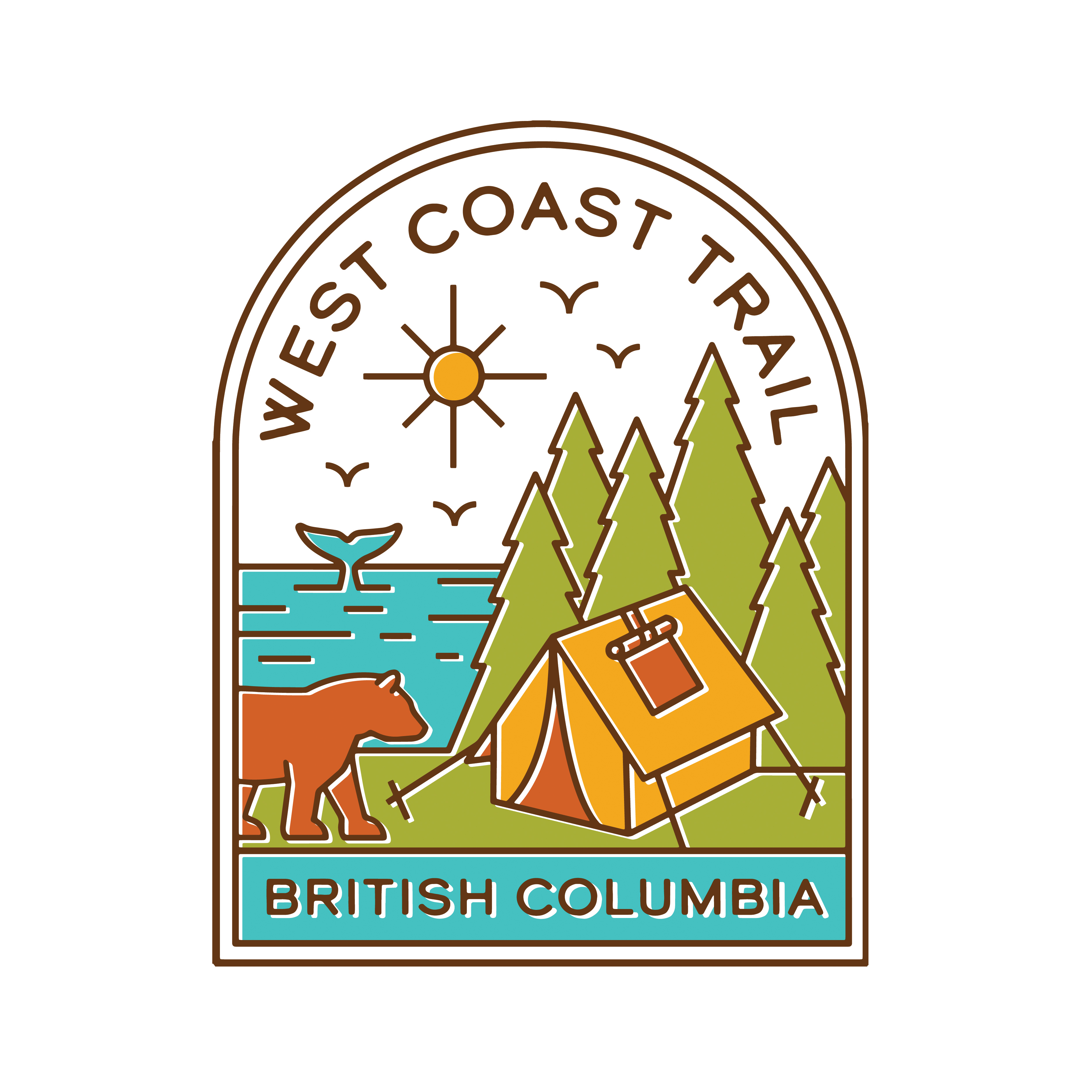 West Coast Trail logo design by logo designer Caribou Creative for your inspiration and for the worlds largest logo competition