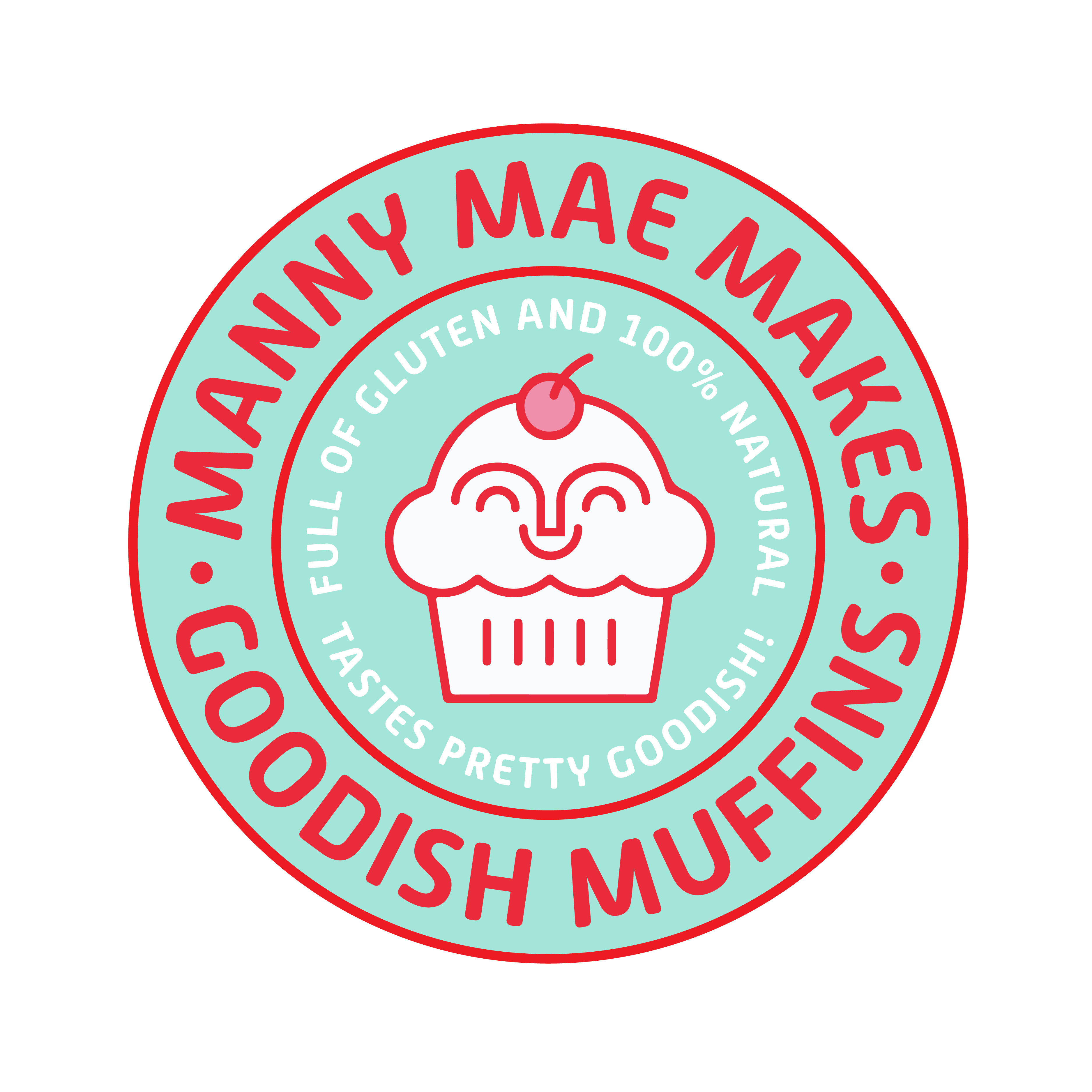 Manny Mae Muffins logo design by logo designer Caribou Creative for your inspiration and for the worlds largest logo competition