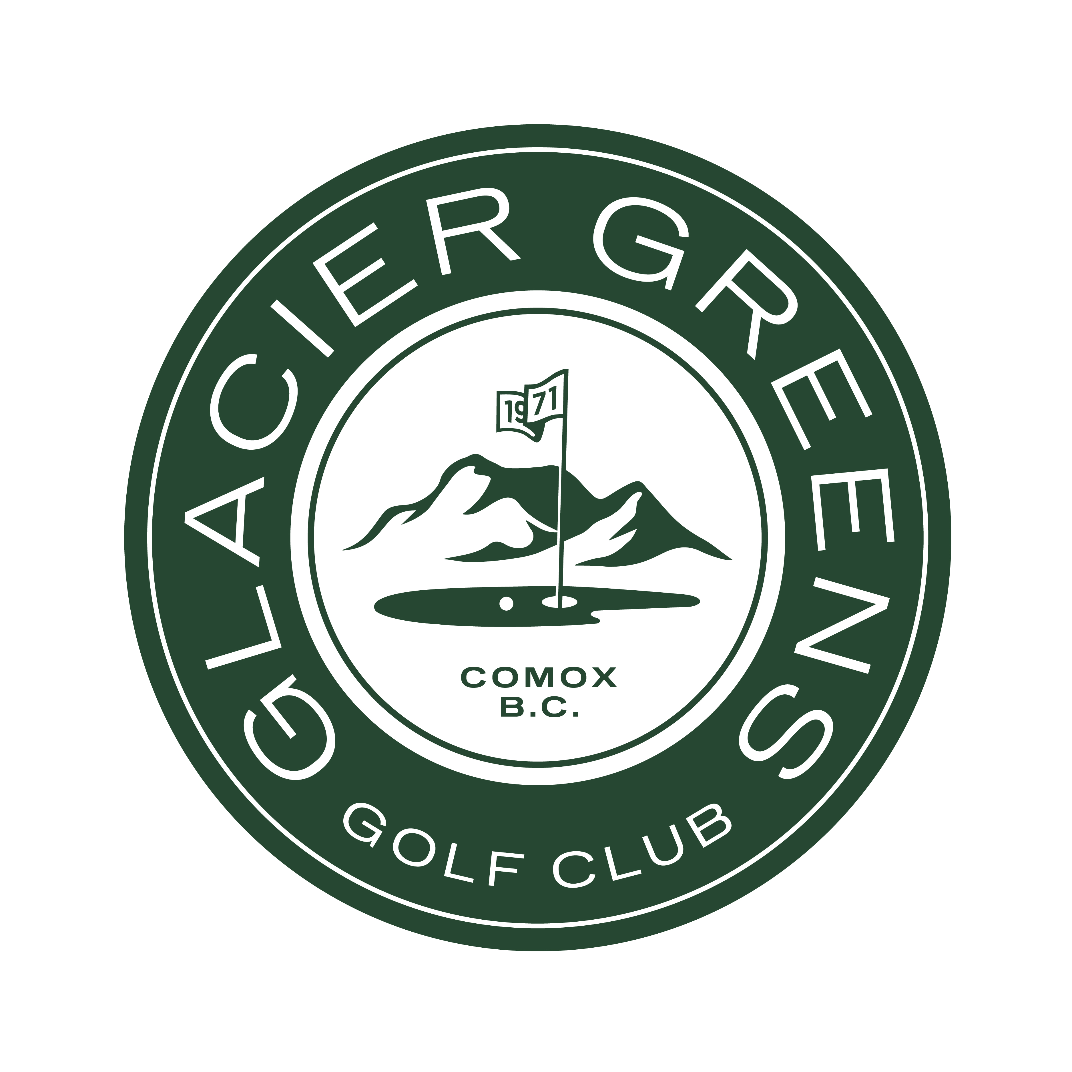 Glacier+Greens+Golf+Club logo design by logo designer Caribou+Creative for your inspiration and for the worlds largest logo competition