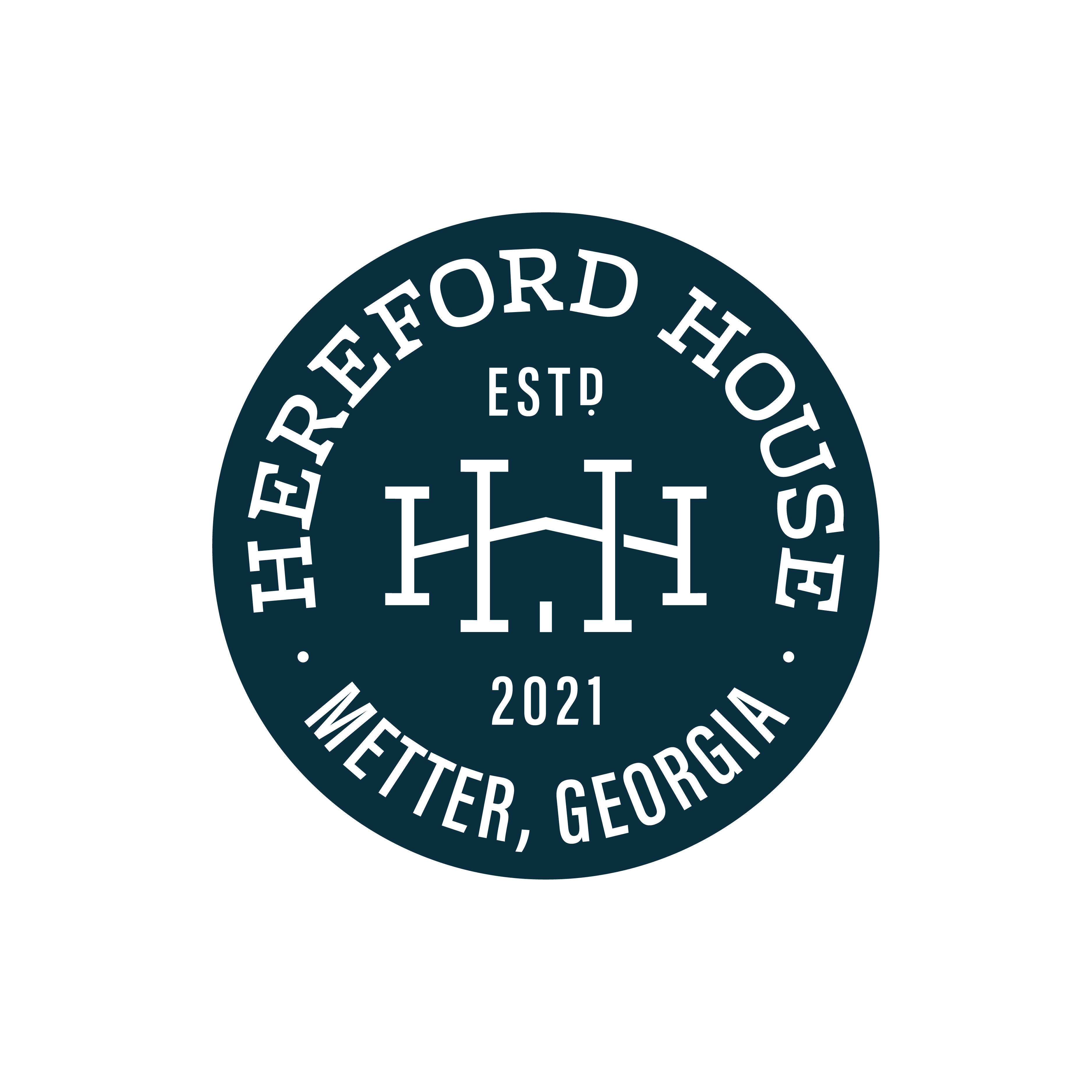 Hereford House - Badge B Filled logo design by logo designer Pioneer Design for your inspiration and for the worlds largest logo competition