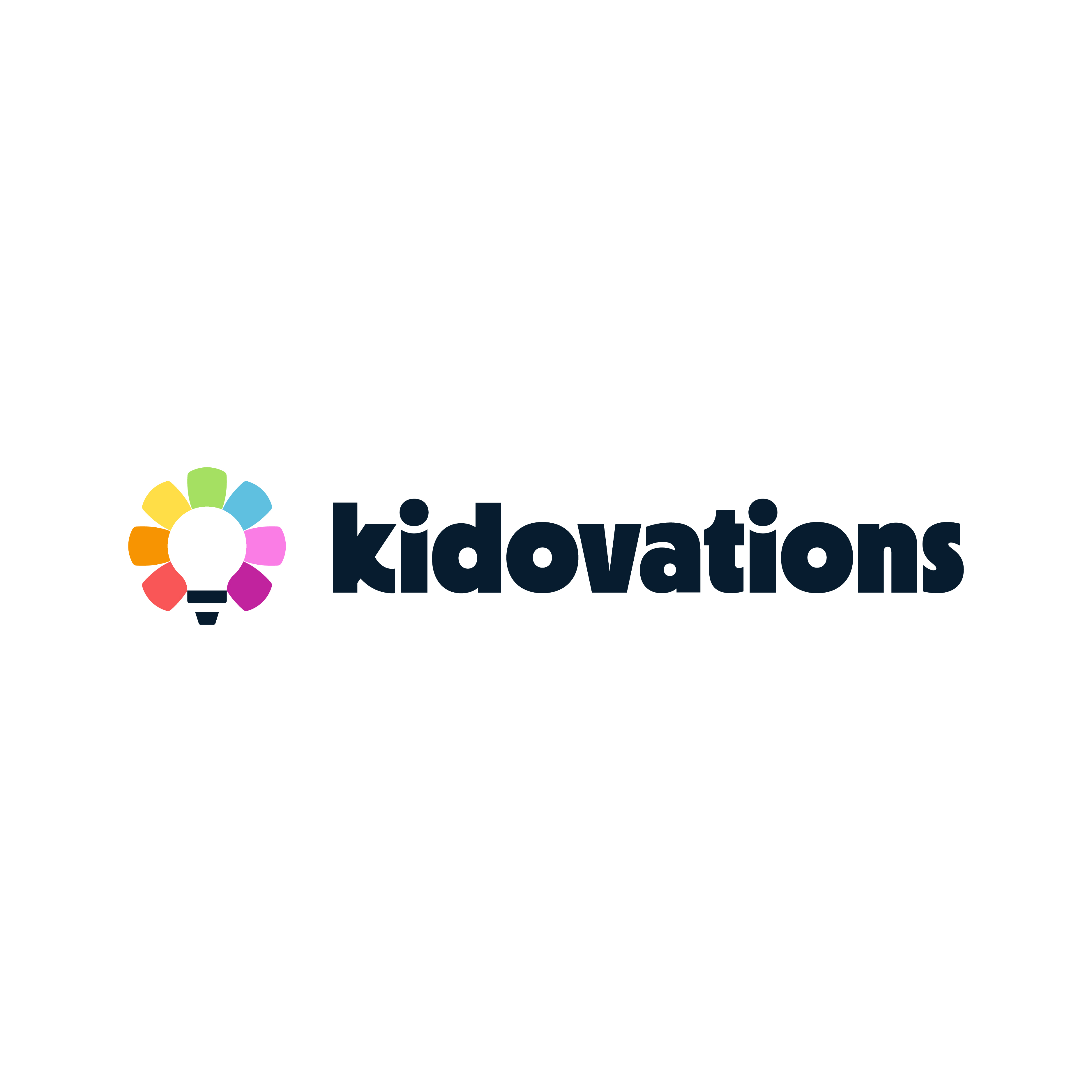 Kidovations Logo & Type - Horizontal logo design by logo designer Pioneer Design for your inspiration and for the worlds largest logo competition