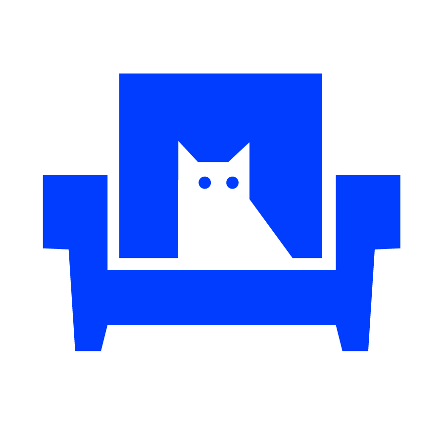 Cat in a Chair logo design by logo designer Charlie Coombs for your inspiration and for the worlds largest logo competition