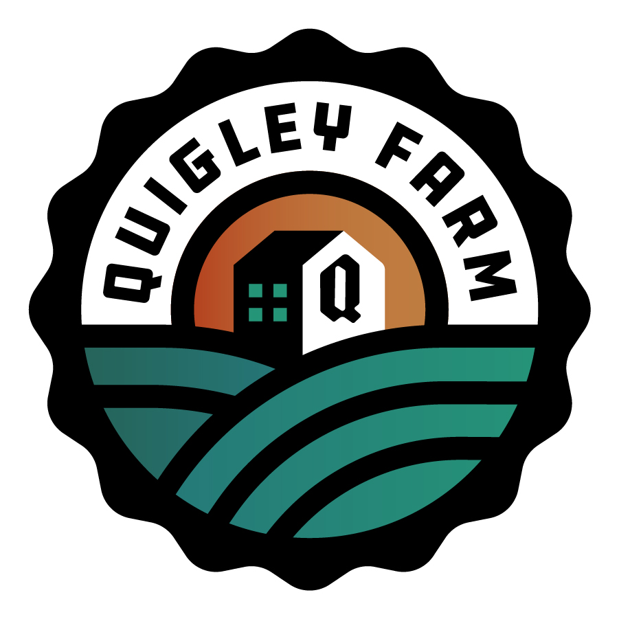 Quigley Farms 2 logo design by logo designer Charlie Coombs for your inspiration and for the worlds largest logo competition