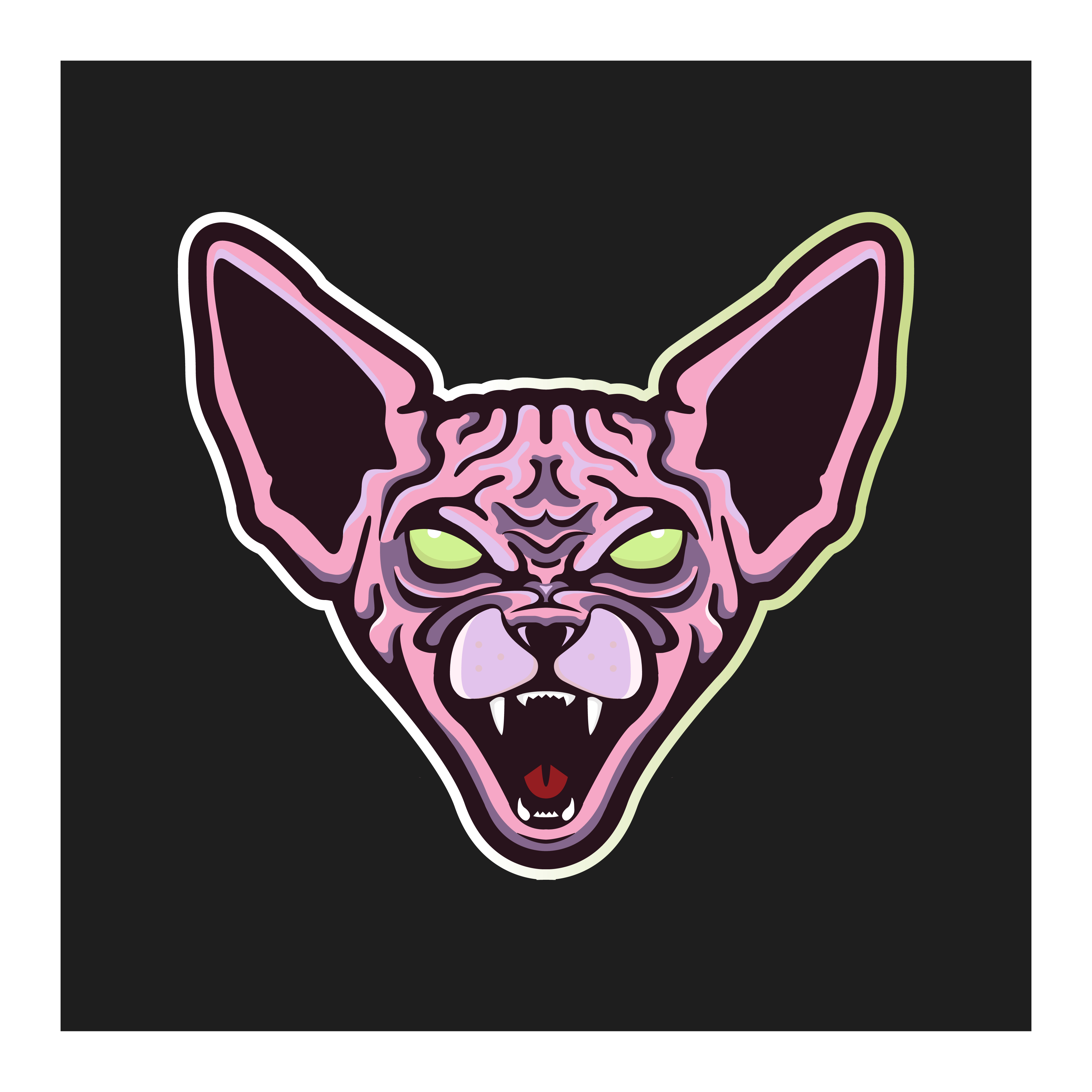 Sphynx Mascot Logo logo design by logo designer Kyle Goens Design for your inspiration and for the worlds largest logo competition
