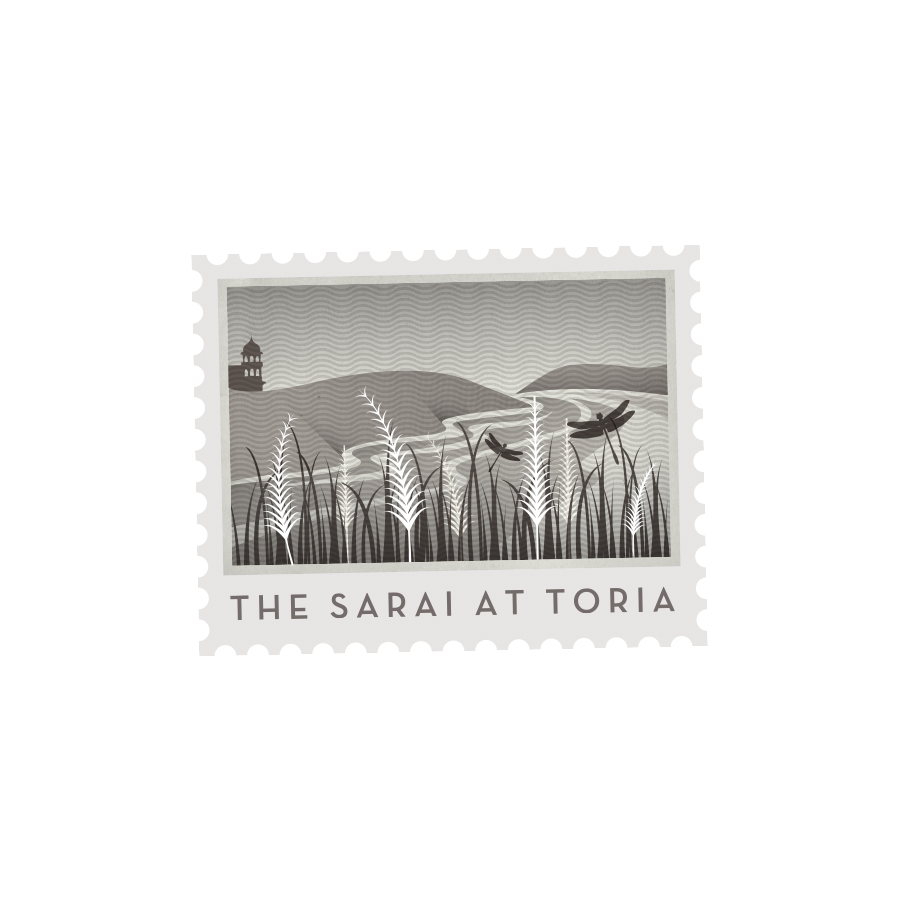 The Sarai at Toria logo design by logo designer Mickey Bardava for your inspiration and for the worlds largest logo competition