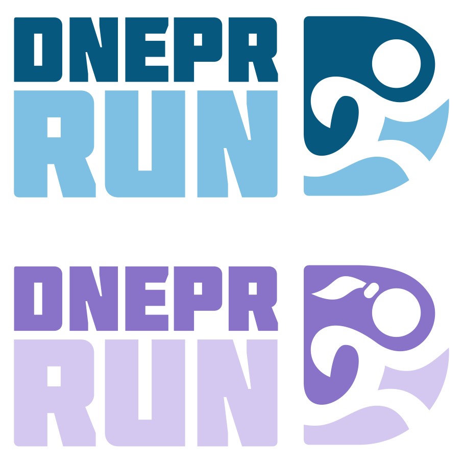DneprRun logo design by logo designer Kovalen.com for your inspiration and for the worlds largest logo competition