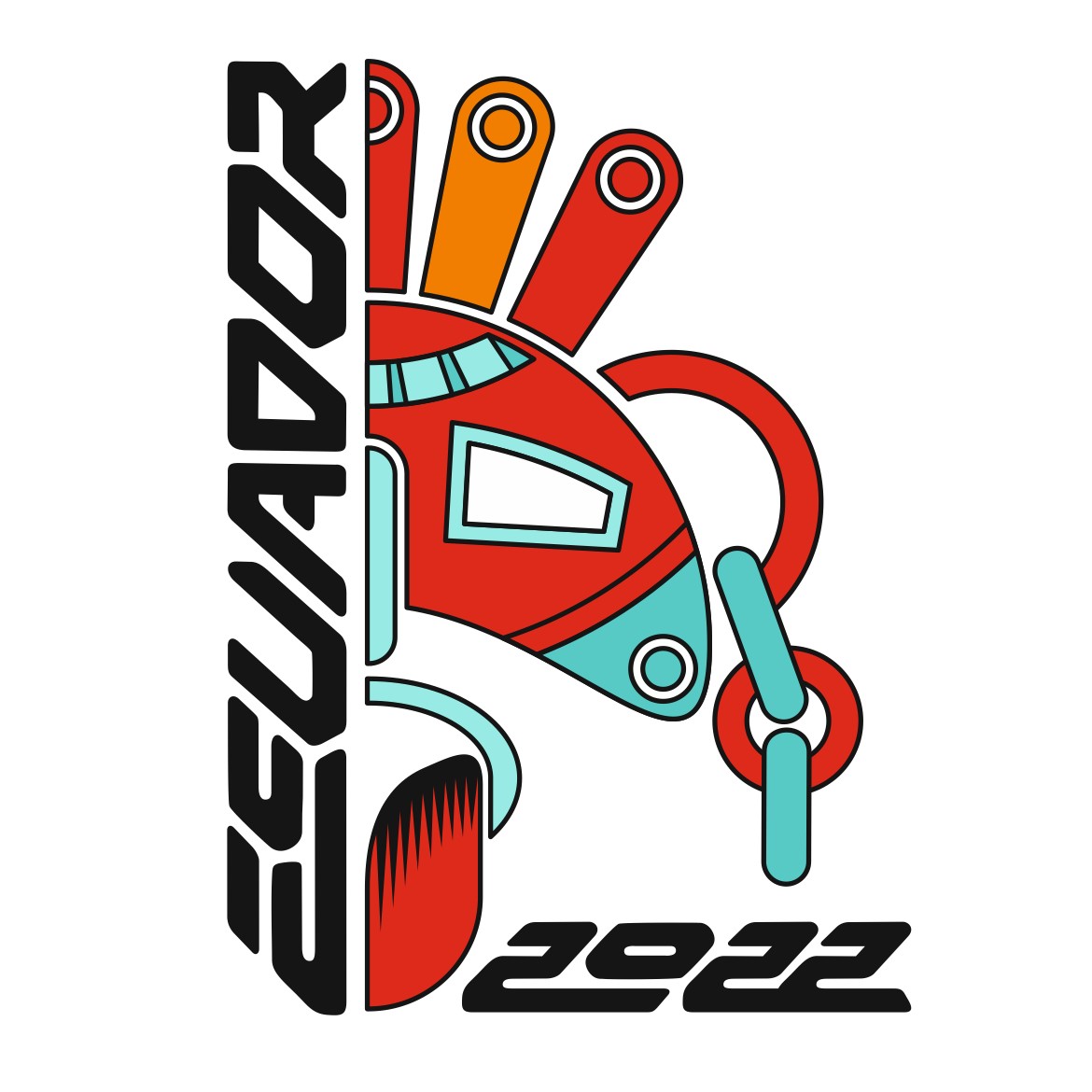 Ecuador_2022 logo design by logo designer Kovalen.com for your inspiration and for the worlds largest logo competition