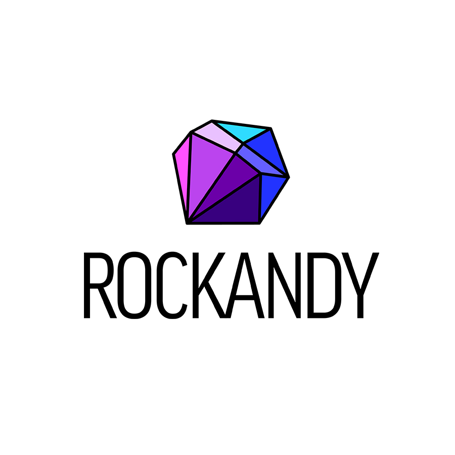 Rockandy logo design by logo designer Mighty Roar for your inspiration and for the worlds largest logo competition