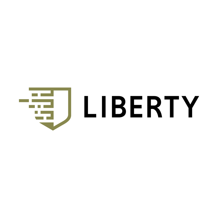 Liberty Blockhain Logo logo design by logo designer Mighty Roar for your inspiration and for the worlds largest logo competition