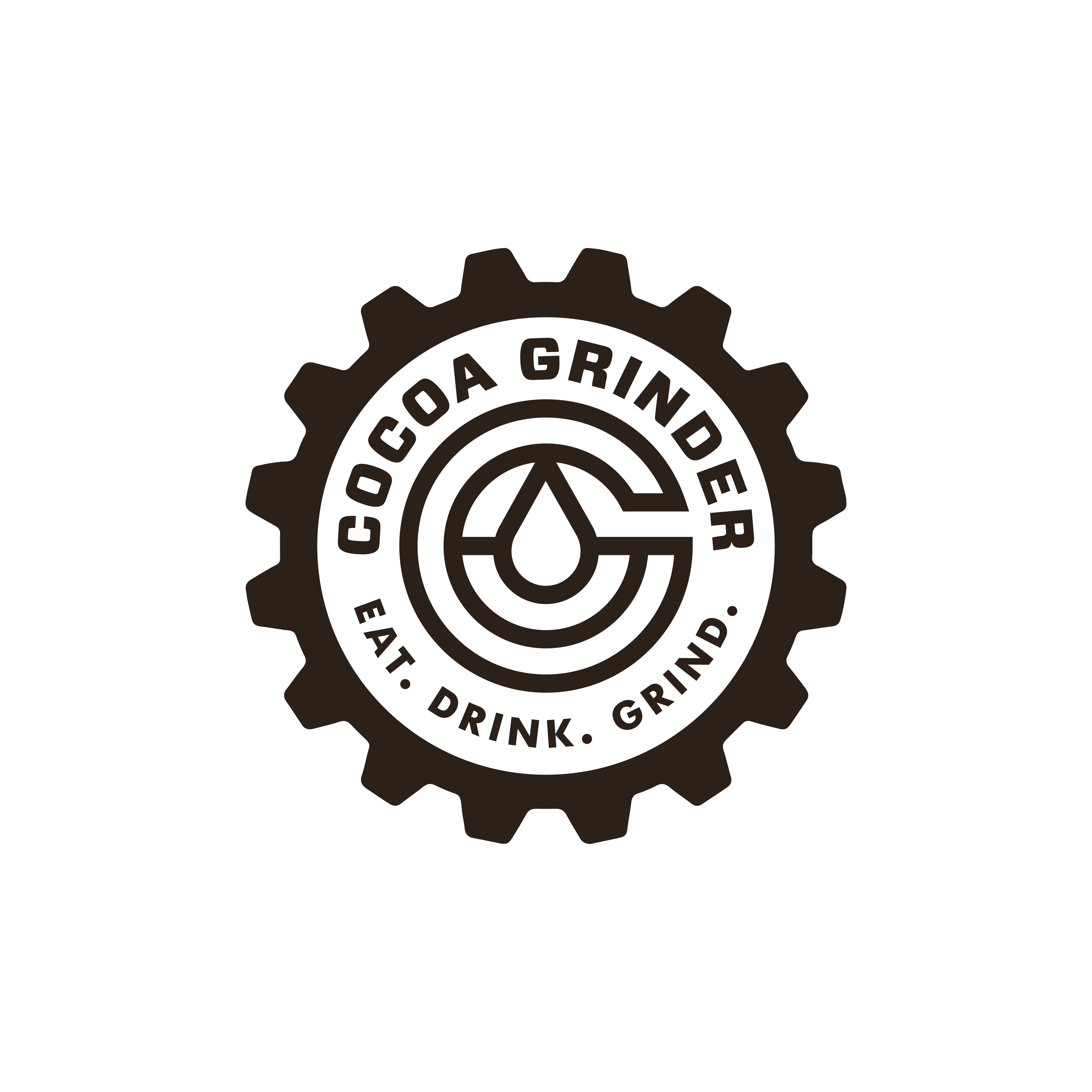 Cocoa Grinder logo design by logo designer SKDCo. for your inspiration and for the worlds largest logo competition