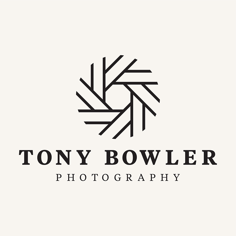 Tony Bowler Photography Logo Concept logo design by logo designer Franklin Cooper Design Studio for your inspiration and for the worlds largest logo competition