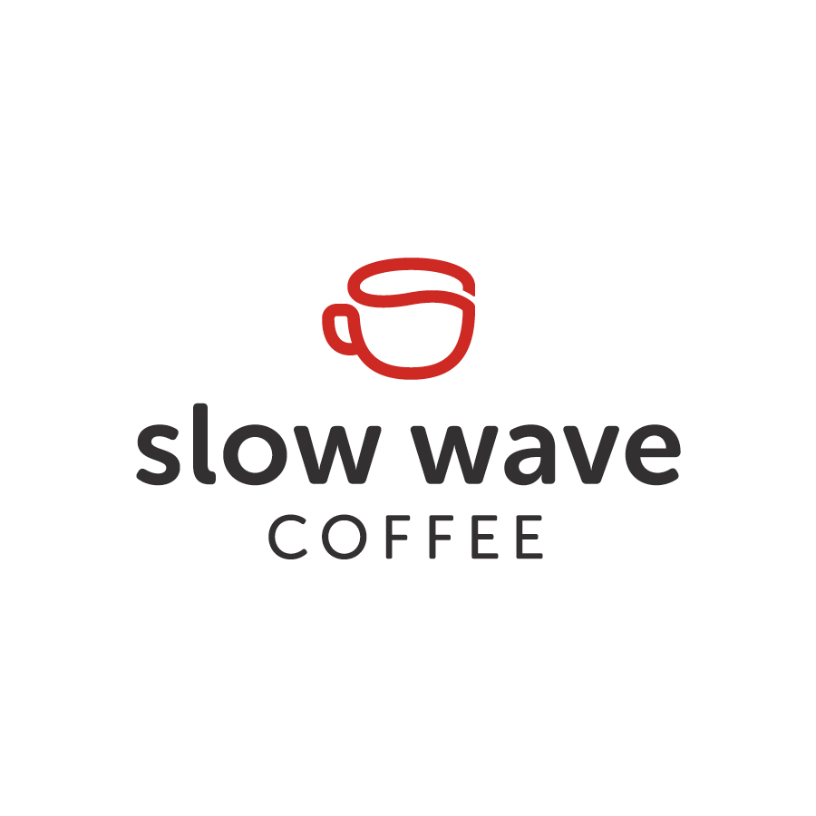 Slow Wave Coffee logo design by logo designer Brett Lair for your inspiration and for the worlds largest logo competition