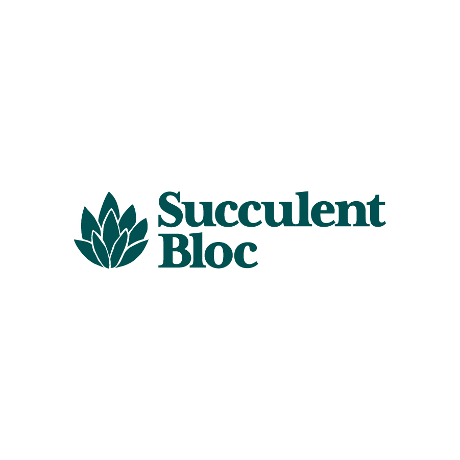 Succulent Bloc Logo logo design by logo designer Erica Westerfield for your inspiration and for the worlds largest logo competition