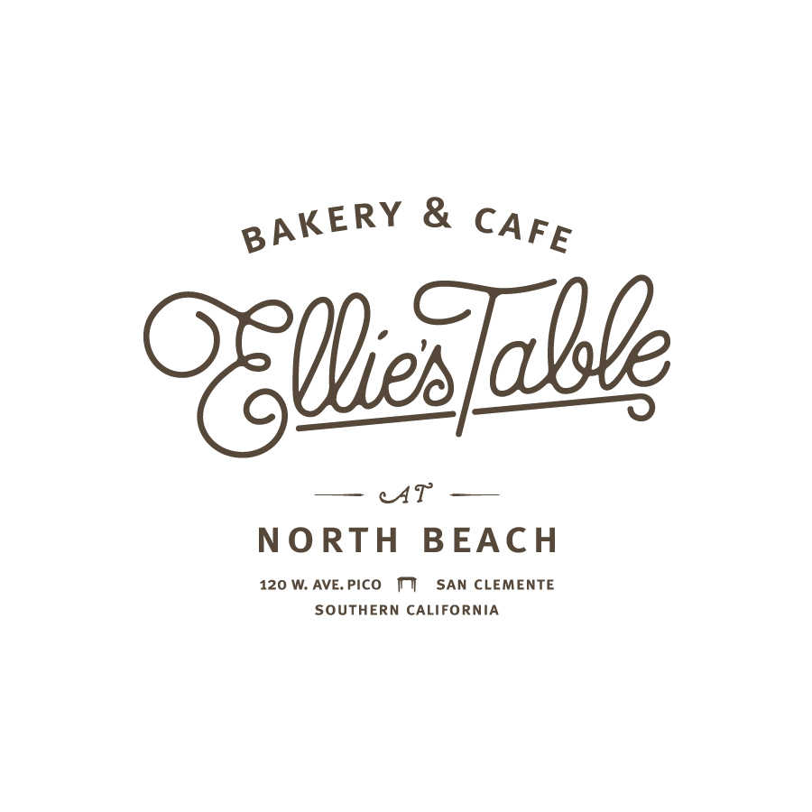 Ellie's Table logo design by logo designer Brian Rau for your inspiration and for the worlds largest logo competition