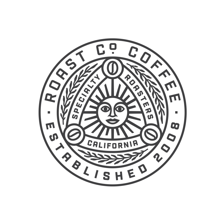 Roast Co 3 logo design by logo designer Dan Gretta for your inspiration and for the worlds largest logo competition