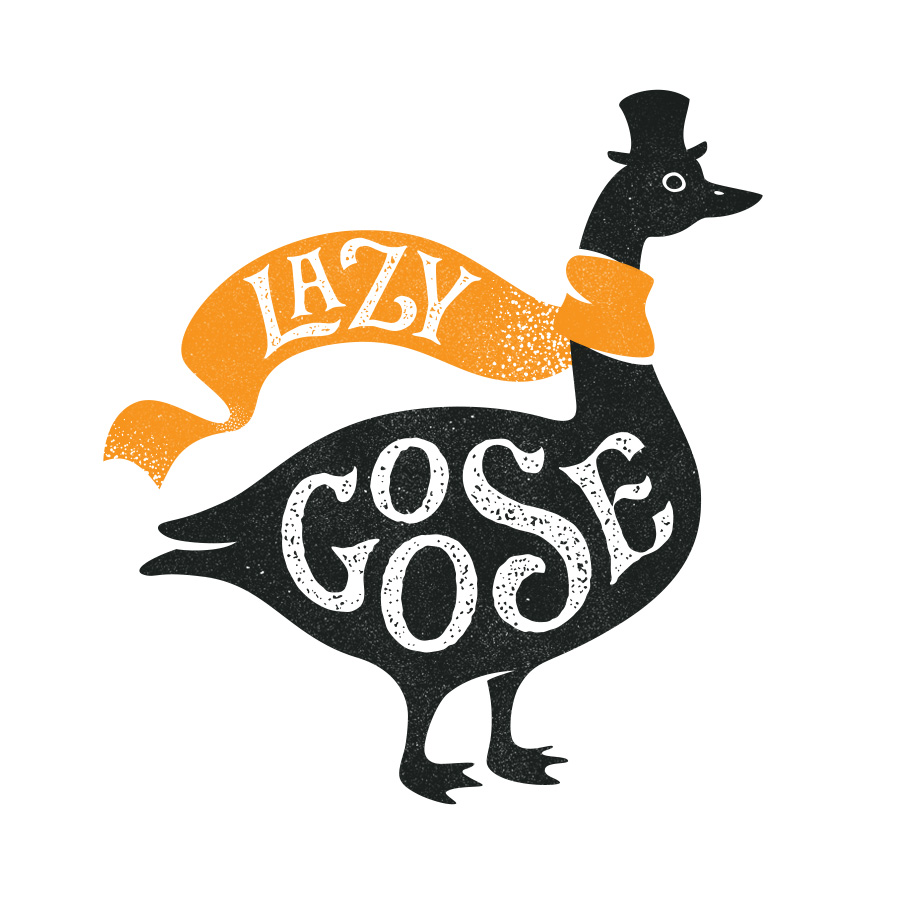 Lazy Goose logo design by logo designer Alexandra Erkaeva for your inspiration and for the worlds largest logo competition
