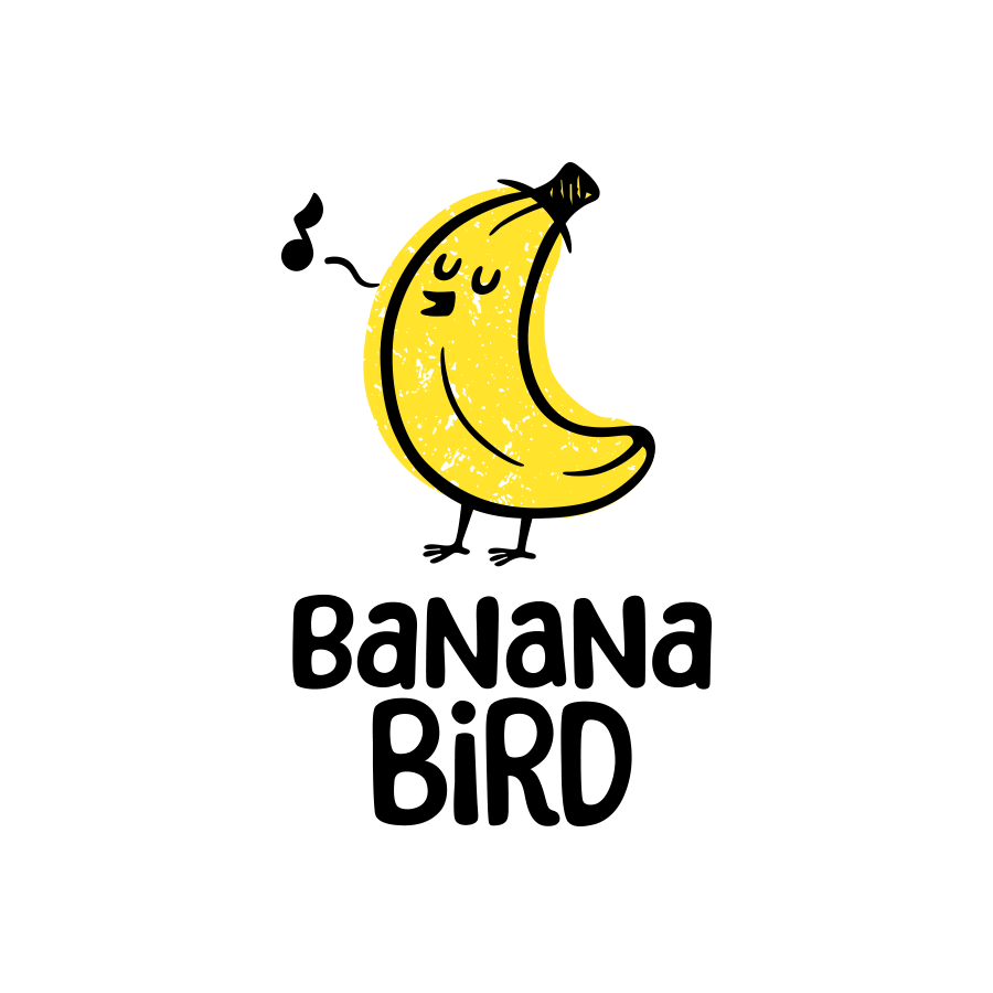 Banana Bird logo design by logo designer Alexandra Erkaeva for your inspiration and for the worlds largest logo competition