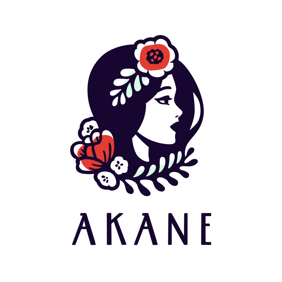 Akane logo design by logo designer Alexandra Erkaeva for your inspiration and for the worlds largest logo competition