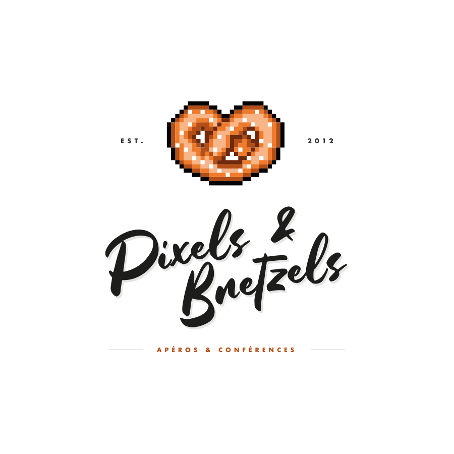 Bretzel & Pixel logo logo design by logo designer Aurelien Sesmat for your inspiration and for the worlds largest logo competition