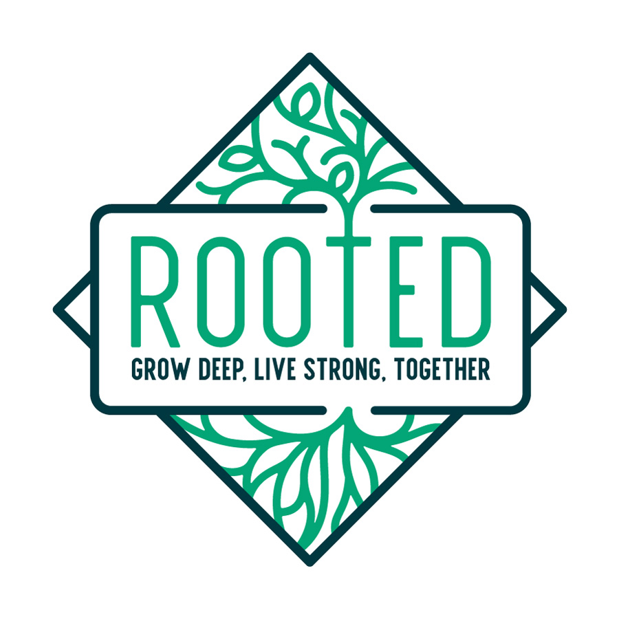 Rooted logo design by logo designer Zipline Interactive for your inspiration and for the worlds largest logo competition