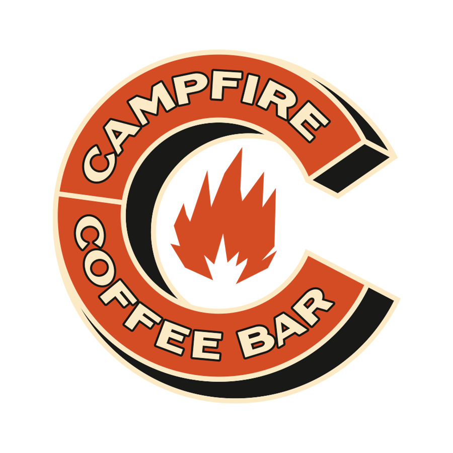 Campfire Coffee Bar C logo design by logo designer Overturf Design Studio for your inspiration and for the worlds largest logo competition