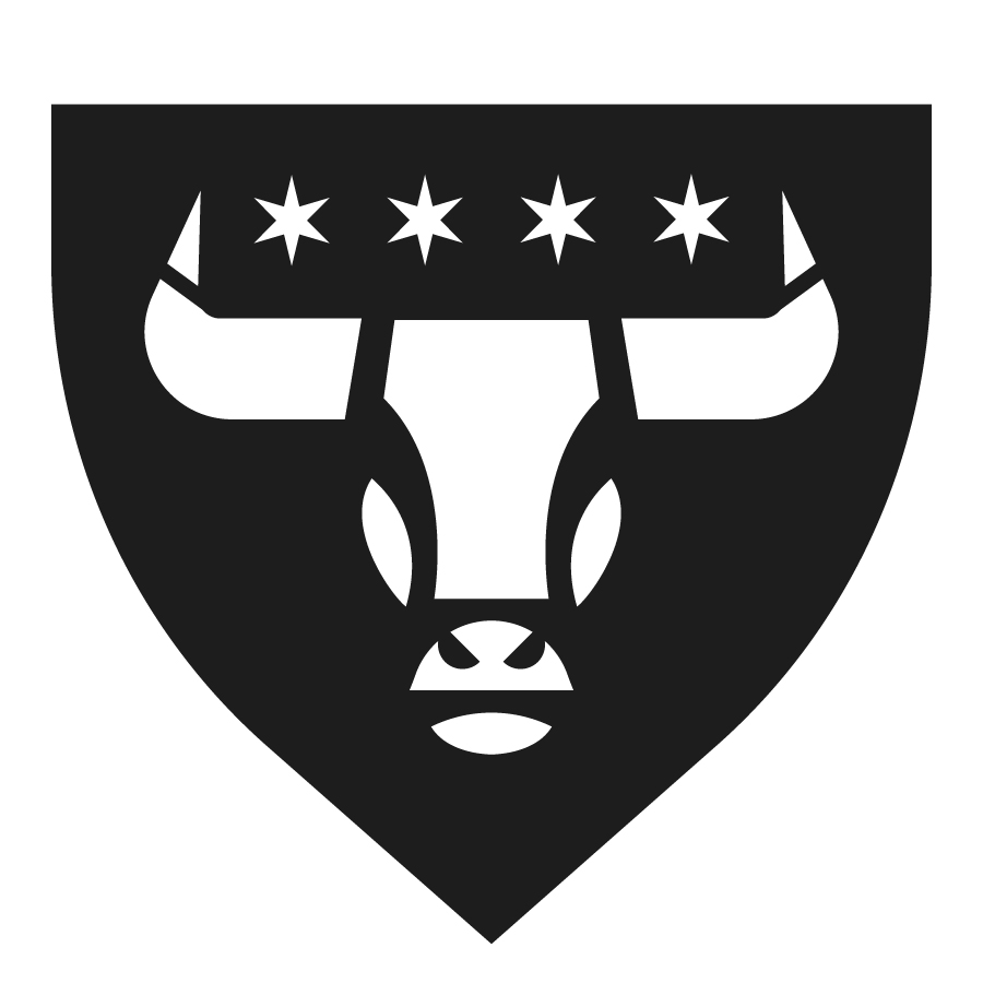 Chicago Bulls logo design by logo designer Shmart Studio for your inspiration and for the worlds largest logo competition