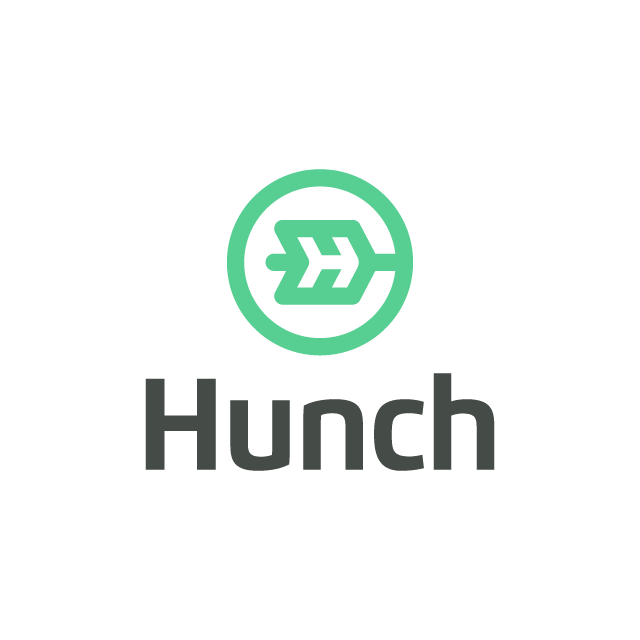 Hunch logo logo design by logo designer Slavisa Dujkovic for your inspiration and for the worlds largest logo competition