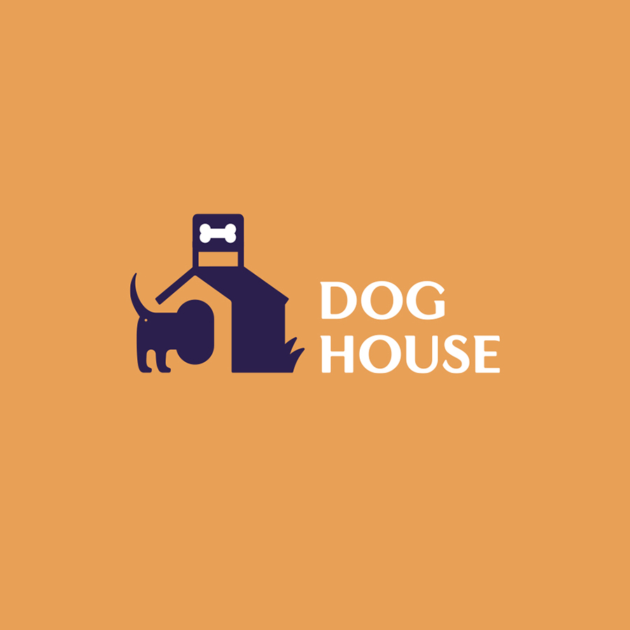 Dog House logo design by logo designer Brazhnikova Ekaterina for your inspiration and for the worlds largest logo competition