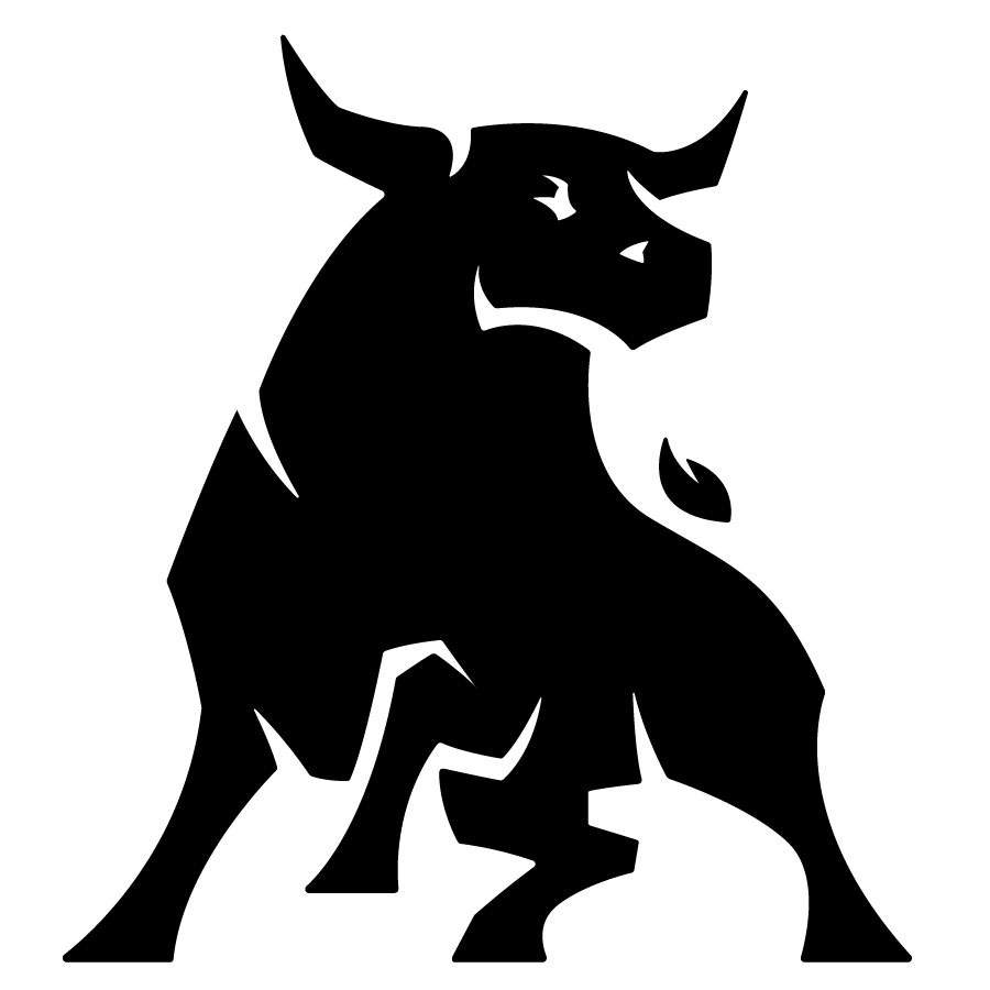 Bull logo design by logo designer TopicCreative for your inspiration and for the worlds largest logo competition