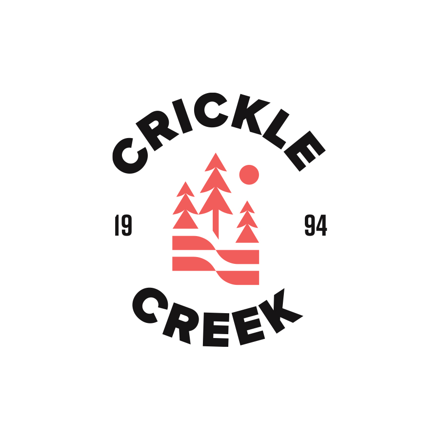 Crickle Creek Badge logo design by logo designer Design Etiquette for your inspiration and for the worlds largest logo competition