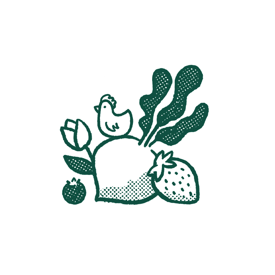 Farmers Market logo design by logo designer Design by Ellie Borromeo for your inspiration and for the worlds largest logo competition
