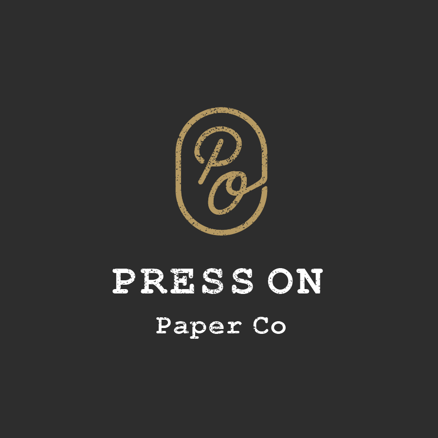 Press On Paper Co logo design by logo designer Hokayem Branding & Design for your inspiration and for the worlds largest logo competition