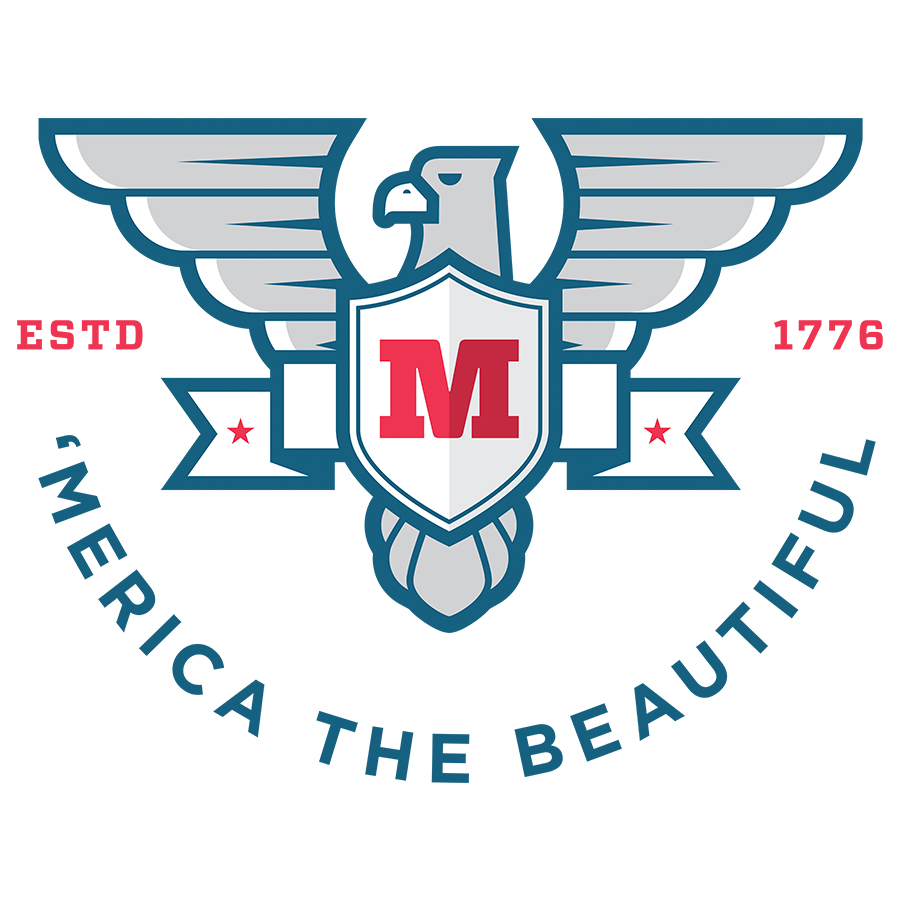 Merica The Beautiful logo design by logo designer Red Eleven Design for your inspiration and for the worlds largest logo competition