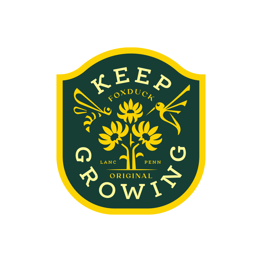 Keep Growing Badge logo design by logo designer Foxduck for your inspiration and for the worlds largest logo competition