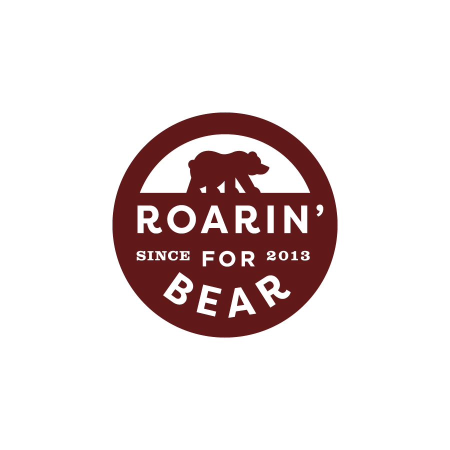 Roarin' for Bear Badge 1 logo design by logo designer Malley Design for your inspiration and for the worlds largest logo competition